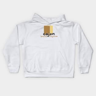 Cajon Rhythm Box Kids Hoodie